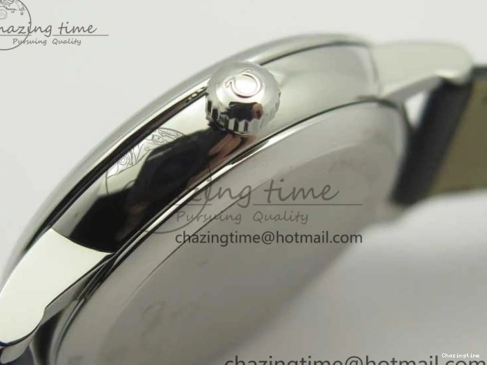 0325 De Ville Prestige Small Second TWF 1:1 Best Edition Black Dial on Black Leather Strap MIYOTA Resilient 8037